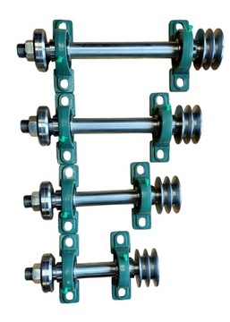 ВАЛ ПИЛЫ 450 ЛАНДШАФТНЫЕ КРУГЛЫЕ РЕЗИНОВЫЕ ЗАЗОРЫ 450/90/30 ЛЕВАЯ РЕЗЬБА ПОЛИРОВКА