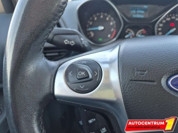Ford C-MAX II Minivan 1.0 EcoBoost 100KM 2014 Ford C-MAX Czujniki Parkowania Klimatyzacja Grzane Fotele Pelen Serwis, zdjęcie 22