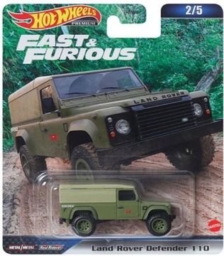 HOT WHEELS PREMIUM LAND ROVER DEFENDER 110 HARD TOP FAST & FURIOUS