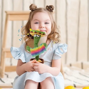 ИНТЕРАКТИВНАЯ ИГРУШКА ДЛЯ ДЕТЕЙ ИНТЕРАКТИВНАЯ КАКТУСНАЯ ИГРУШКА ДЛЯ ДЕТЕЙ ПЕНИЕ ПЕНИЕ ГОВОРЯЩАЯ СВЕТОДИОДНАЯ