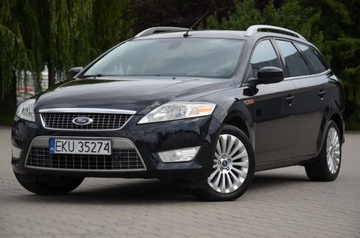 Ford Mondeo IV Kombi 2.0 Duratec Flexifuel 145KM 2009 CZARNE ZAREJESTROWANE 2.0i 145KM SERWIS TITANIUM NAVI CONVERS+ 2xParktronik, zdjęcie 1