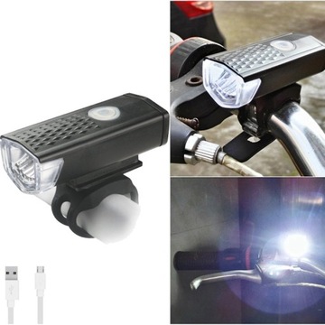 ВЕЛОСИПЕДНАЯ ЛАМПА ПЕРЕДНЯЯ ЗАДНЯЯ СВЕТОДИОДНАЯ USB ФОНАРЬ МОЩНАЯ ВЕЛОСИПЕДНАЯ ФОНАРЬ ПЕРЕДНЯЯ + ЗАДНЯЯ