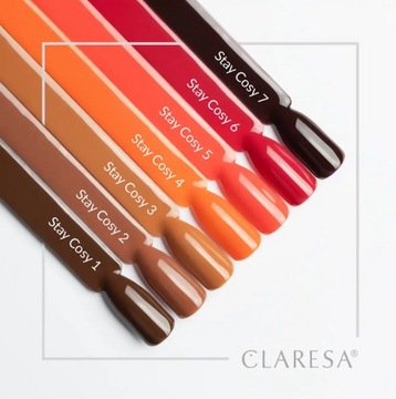 CLARESA STAY COSY COLLECTION ГИБРИДНЫЙ НАБОР ЛАКОВ ДЛЯ НОГТЕЙ ОСЕНЬ