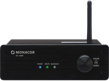 MONACOR SA-160BT Mini wzmacniacz stereo 2x30W
