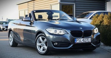 BMW Seria 2 F22-F23-F45-F46 Cabrio 220d 190KM 2015 BMW Seria 2 (nR. ) 2.0 d 190 KM Autoamt Navi Kamera Klima Tempomat Gwara