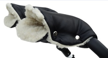 Муфты, перчатки из овечьей шерсти, для санной коляски для мамы и папы Jackmar