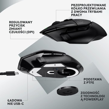 Беспроводная мышь Logitech G G502 X Lightspeed