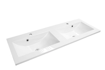 Umywalka meblowa 120 cm SILVER podwójna