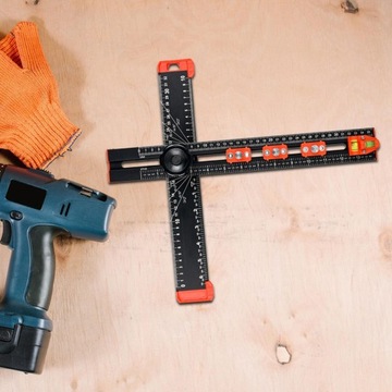 Инструмент для компоновки регулируемой квадратной линейки