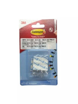 Самоклеящиеся крючки COMMAND для рождественских украшений 6 шт