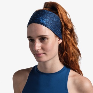 Náramok Buff Coolnet Uv Wide Headband Navy Htr Adul