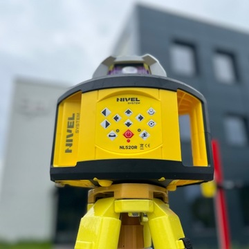 NIWELATOR LASEROWY NIVEL SYSTEM NL520R DIGITAL CZERWONY LASER + AKCESORIA