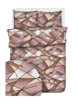 Pościel z kory 160x200cm 2szt 70x80cm Szkiełko brąz