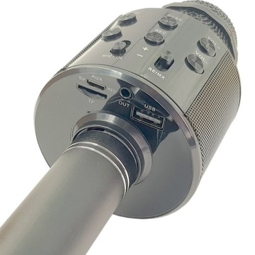 МИКРОФОН С КАРАОКЕ-ДИНАМИКОМ ЧЕРНЫЙ БЕСПРОВОДНОЙ