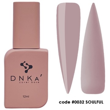 DNKa Cover Base 12 ml, 0032 SOULFUL BRÓDNY RÓŻ