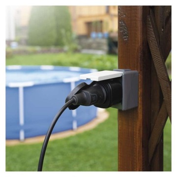 Умная розетка EMOS GoSmart IP-3005F IP44 wifi, bluetooth, внешняя