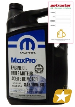MOPAR 10W30 5L