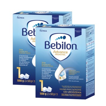 Bebilon 1 Pronutra Mleko początkowe ZESTAW 2x1000g