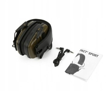 Средства защиты органов слуха Активные наушники Зеленый