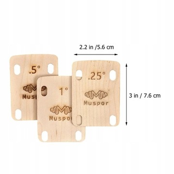 Shell Plate Neck Joint Бас-гитары 3 шт.