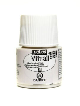 PEBEO VITRAIL 45ML PEARL - farba do szkła