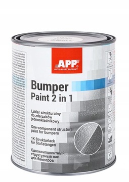 APP Bumper Lakier strukturalny do zderzaków czarny 1L