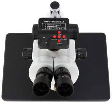 MIKROSKOP STEREOSKOPOWY TRINOKULAR KAMERA 1080P/60 H22-45T2 7-45x 56X LED
