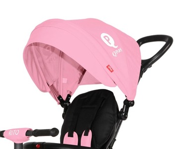 Розовый трехколесный велосипед Qplay Rito