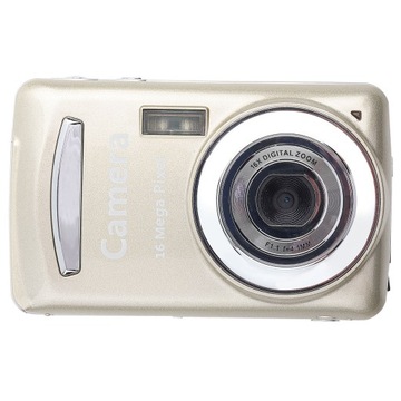KAMERA CYFROWA 720P złoty Full HD 4X