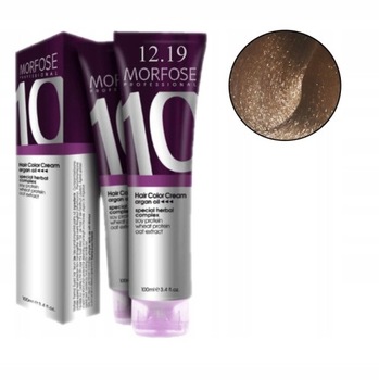 MORFOSE 10 CREME FARBA DO WŁOSÓW KREM KOLORYZUJĄCY ARGAN OIL 12.19 100ML
