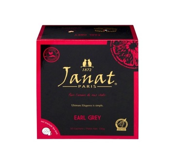 Herbata Janat Paris Earl Grey 50x2g torebki