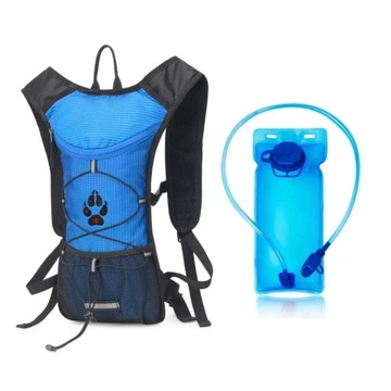 Рюкзак Extreme Wolf синего цвета с пузырем для воды объемом 2000 мл.
