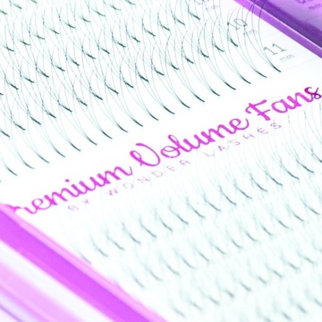 PREMIUM VOLUME FANS 3D C 0,07 8 ММ WONDER LASHES 240 ШТ. ПАЛИТРА РЕСНИЦ