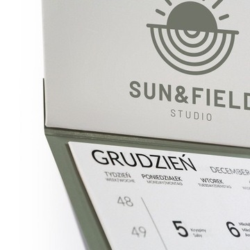 Календарь 2024 с логотипом компании и собственной печатной надписью