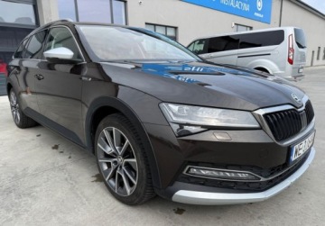 Skoda Superb III Scout 2.0 TDI SCR 200KM 2021 Skoda Superb salon PL FV VAT 23 gwarancja Scout 4x4 200 KM 2.0, zdjęcie 34