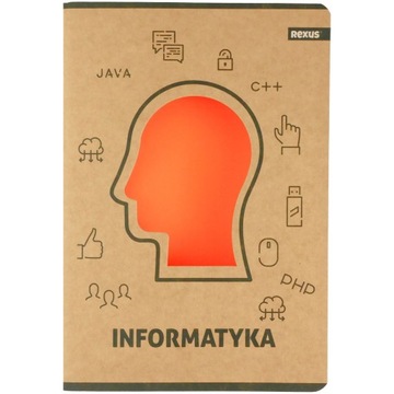 ZESZYT PRZEDMIOTOWY FORMAT A5 58k INFORMATYKA
