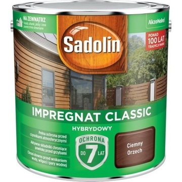 SADOLIN CLASSIC IMPR. HYBRYDOWY 4,5L CIEMNY ORZECH
