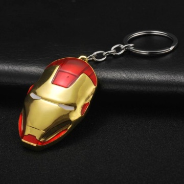 Брелок Железный Человек маска металл Marvel PL