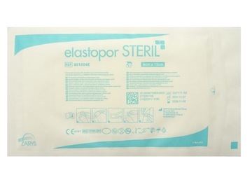 OPATRUNEK JAŁOWY SAMOPRZYLEPNY ELASTOPOR 15x8cm