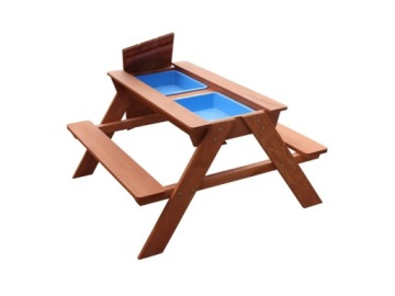 Столик з лавами для дітей З контейнерами Playland 2 роки+ 88 x 88 x 51 см