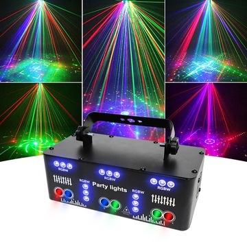 21 глаз RGBW LED DJ Лазерное сценическое освещение