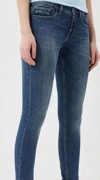Calvin Klein Jeans spodnie J20J206678 911 niebieski 25/32