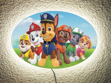 Лампа PAW PATROL, пульт, диммер
