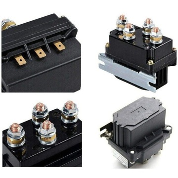 РЕЛЕ АВТОМОБИЛЬНОЙ ЛЕБЕДКИ 12В 500А С 2 БЕСПРОВОДНЫМИ ПУЛЬТАМИ ПУЛЬТА