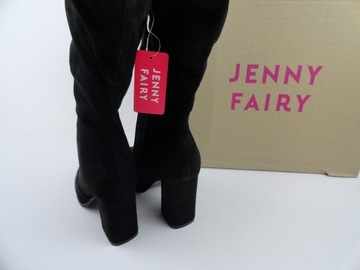 Jenny Fairy ocieplane futerkiem kozaki za kolano roz.37 (EK150)
