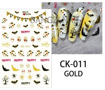 Наклейки для ногтей на тему Хэллоуина