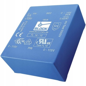 Transformator na PCB Block FL 24/12