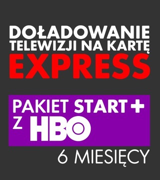 Doładowanie TNK START+ HBO 6 MIESIĘCY