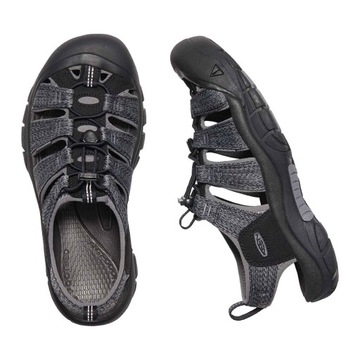 KEEN Sandały Newport H2 1022252 Black/Steel Grey