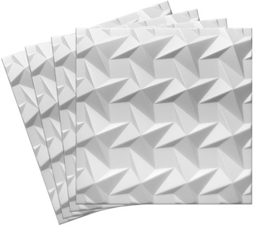 Twister białe kasetony sufit panele ścienne 3D 1m2